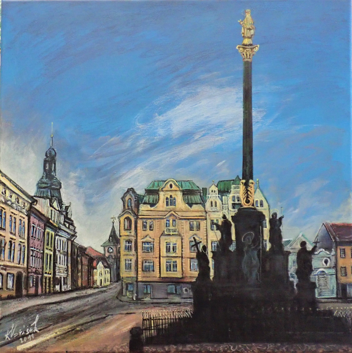 Morový sloup — Karel Voříšek