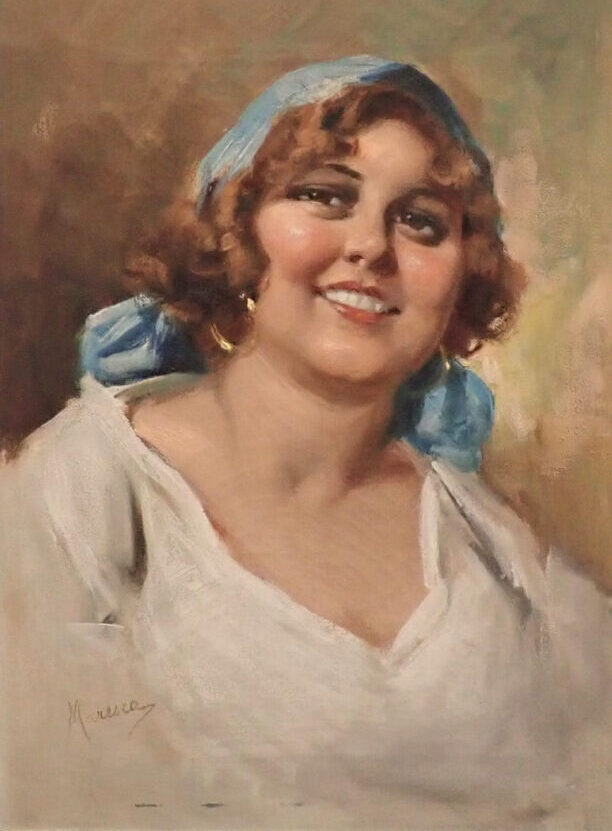 Žena v šátku — Marescia
